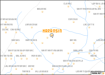 map of Maransin