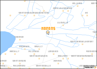 map of Marans