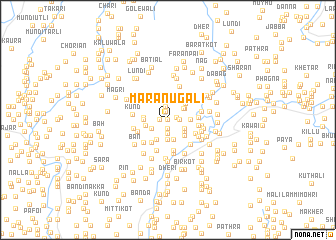 map of Marānu Gali