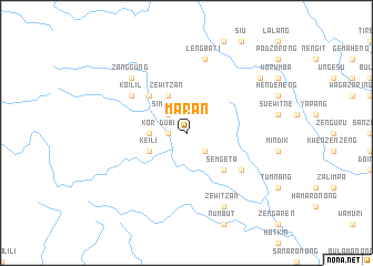 map of Maran