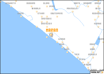 map of Maran