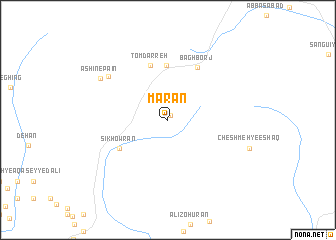 map of Mārān