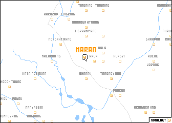 map of Maran