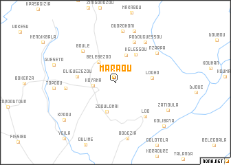 map of Maraou