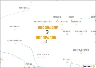 map of Marapjane