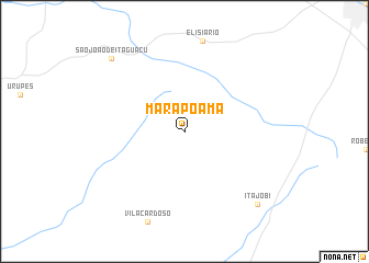 map of Marapoama