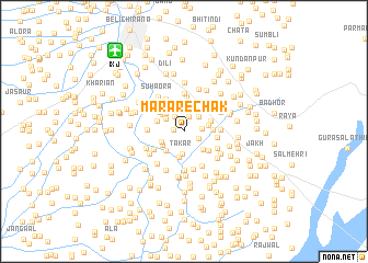 map of Marāre Chak