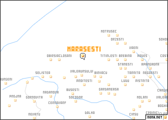 map of Mărăşeşti