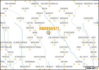 map of Mărăşeşti