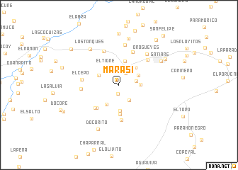 map of Marasí