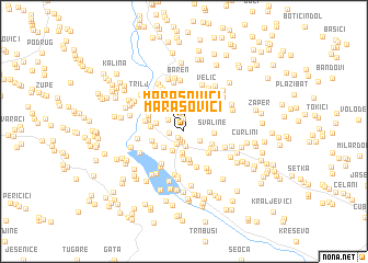 map of Marasovići