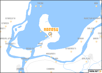 map of Măraşu