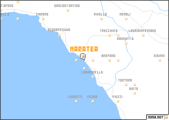 map of Maratea