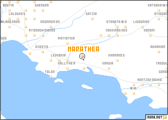 map of Marathéa