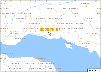 map of Marathiás