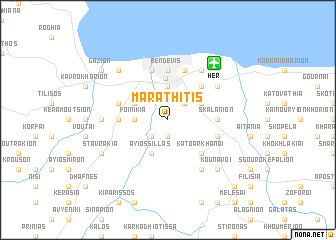 map of Marathítis