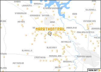 map of Marathon Trail