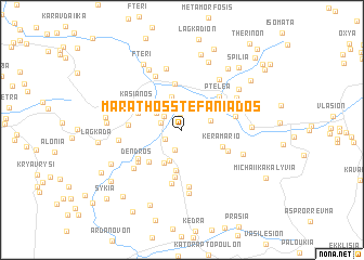 map of Márathos Stefaniádos