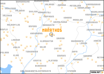 map of Márathos