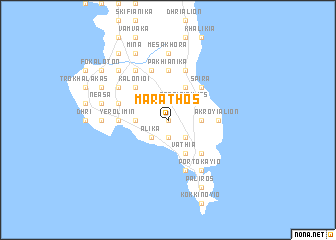 map of Márathos