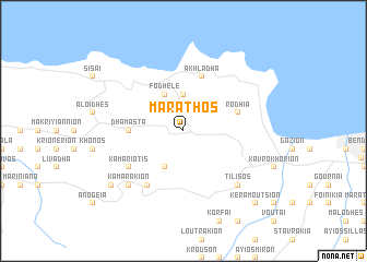 map of Márathos