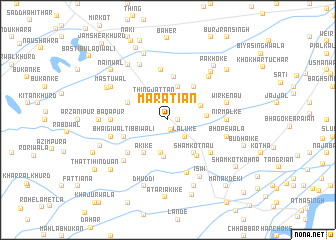 map of Marātiān