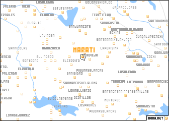 map of Maratí