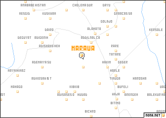map of Maraua