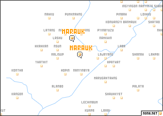 map of Marauk