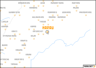 map of Marau