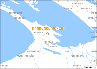 map of Maravakurichchi