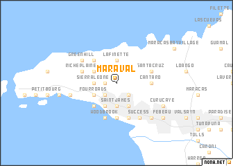 map of Maraval
