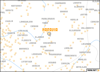 map of Maravia