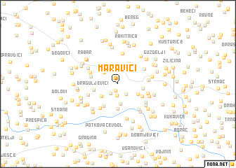 map of Maravići