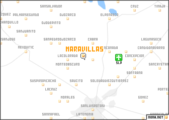 map of Maravillas