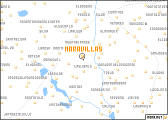 map of Maravillas