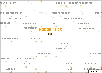 map of Maravillas