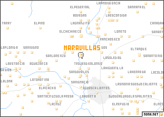 map of Maravillas