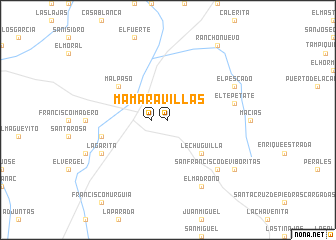 map of Maravillas