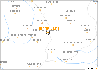 map of Maravillas