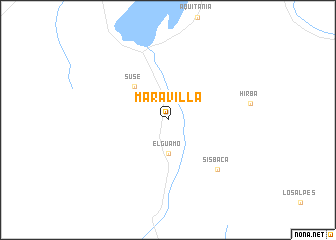 map of Maravilla