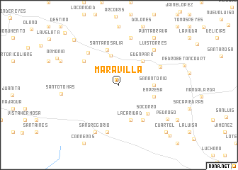 map of Maravilla