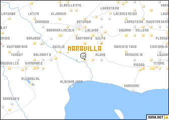 map of Maravilla