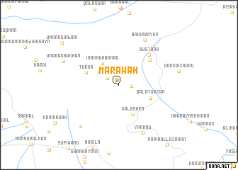 map of Marāwah