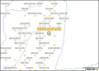 map of Maraw Dawng