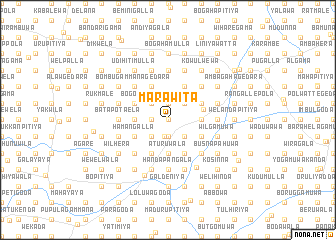 map of Marawita