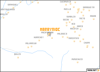 map of Maraynioc