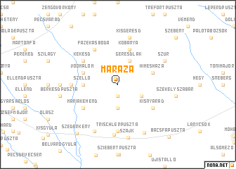 map of Maráza