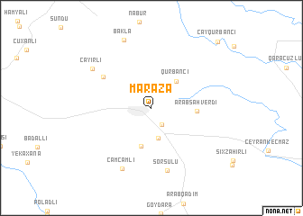 map of Mǝrǝzǝ