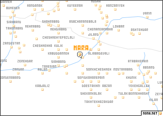 map of Marāʼ